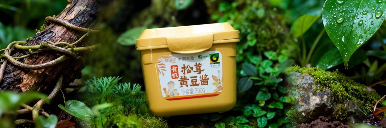 禾然有机松茸黄豆酱,丰味上新